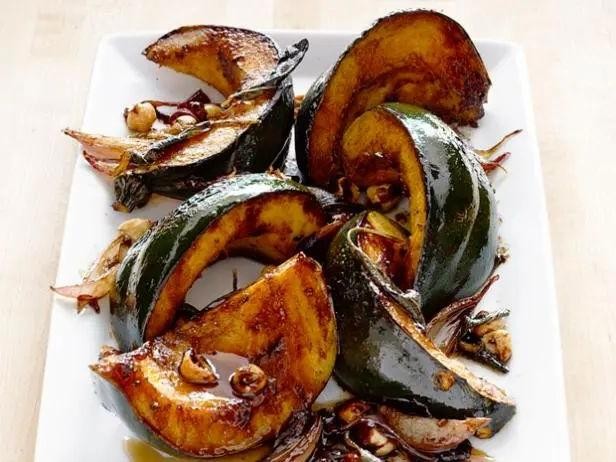 Grilled Acorn Squash with Balsamic Glaze