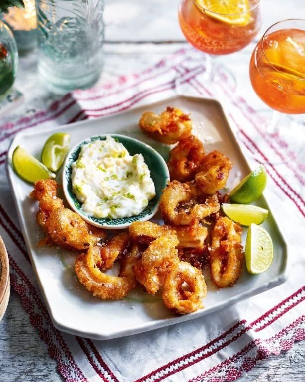 Grilled Calamari with Smoky Paprika Aioli