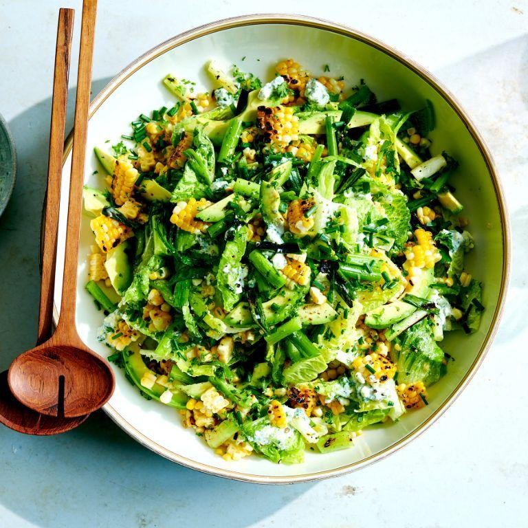 Grilled Corn and Avocado Salad