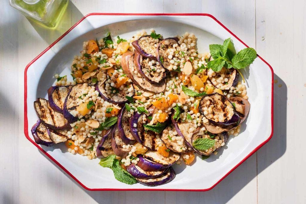 Grilled Eggplant and Couscous Salad