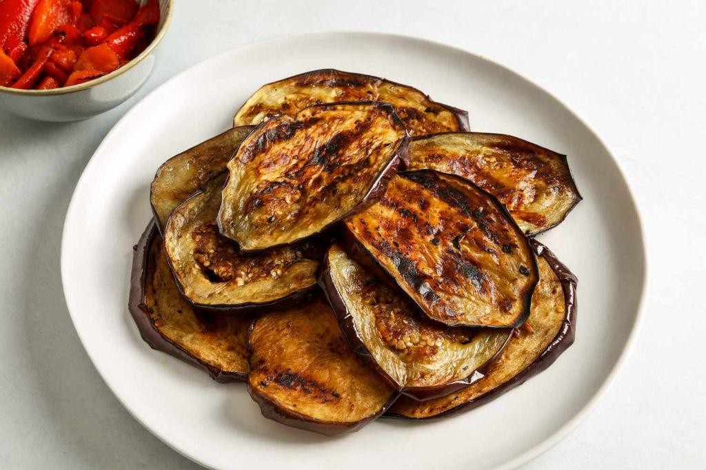 Grilled Eggplant with Balsamic Glaze