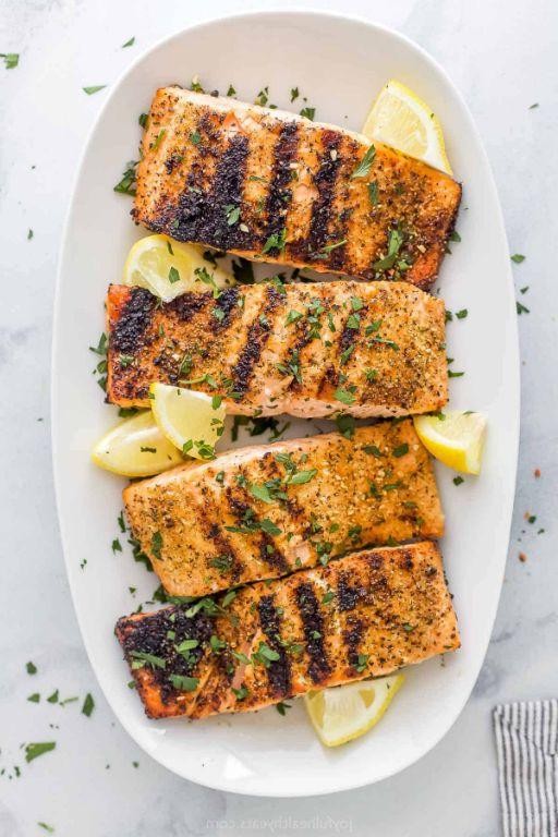 Grilled Lemon Pepper Salmon