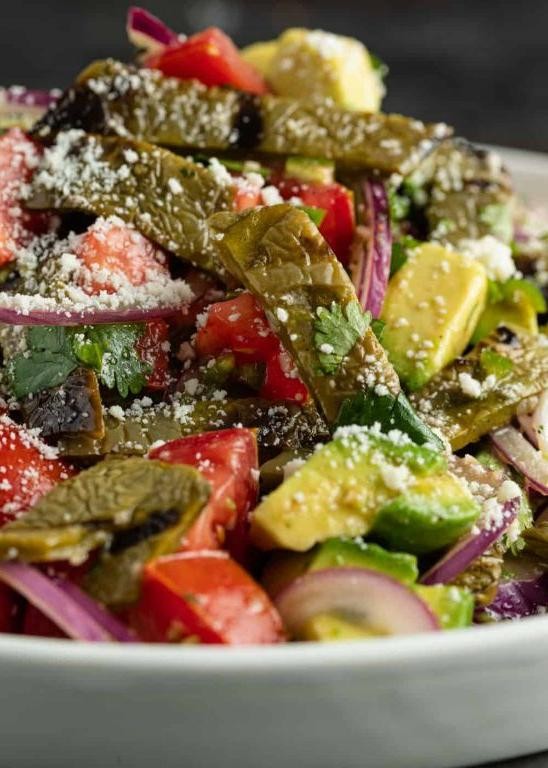 Grilled Nopalitos with Chili-Lime Dressing