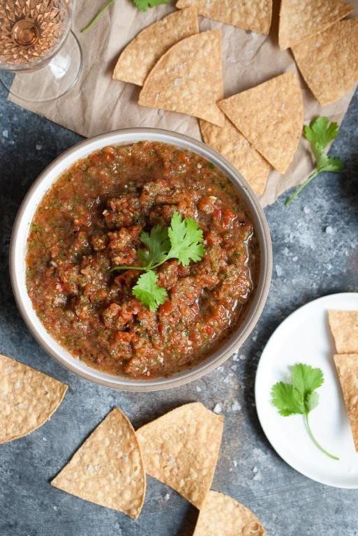 Grilled Poblano Pepper Salsa