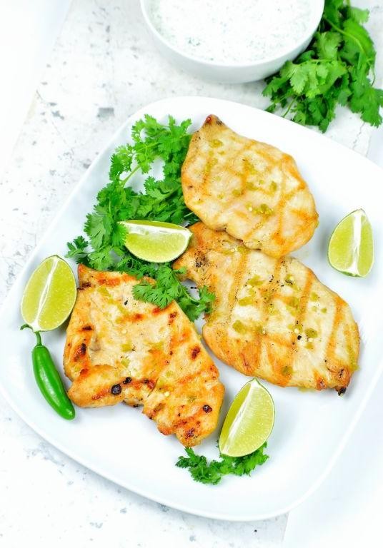 Grilled Serrano Pepper Lime Chicken