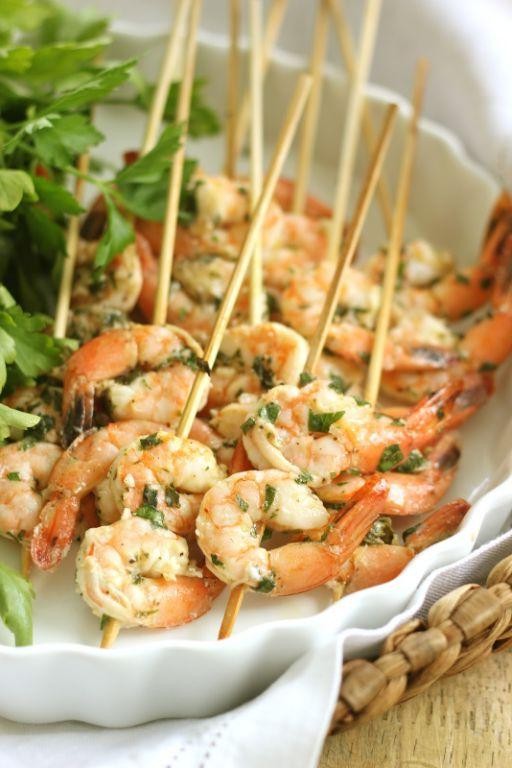 Grilled Shrimp and Antipasto Skewers