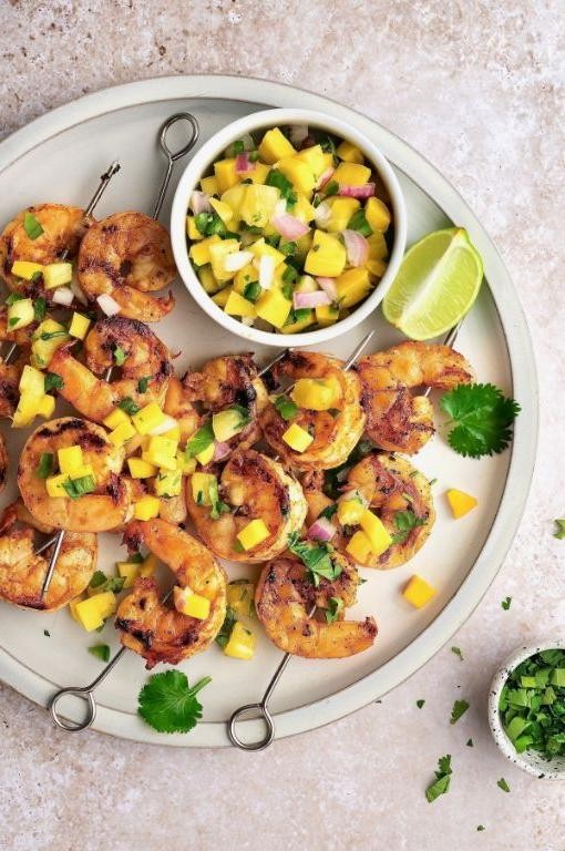 Grilled Shrimp with Mango Salsa