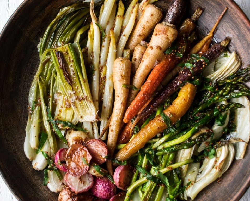 Grilled Spring Vegetable Medley