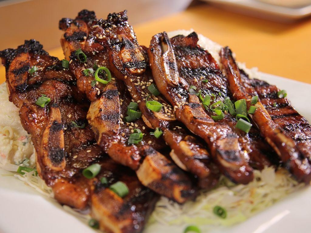 Grilled Teriyaki Thin Sliced Short Ribs