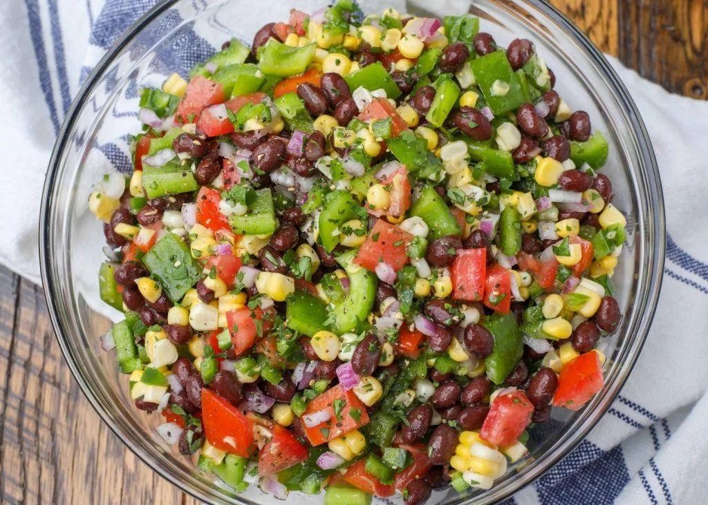 Grilled Vegetable Cowboy Caviar