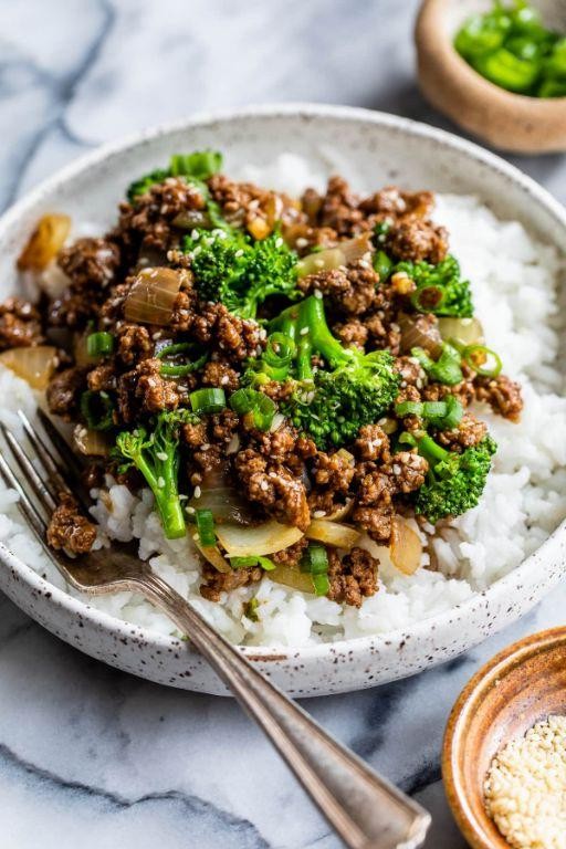 Ground Beef and Broccoli Stir Fry