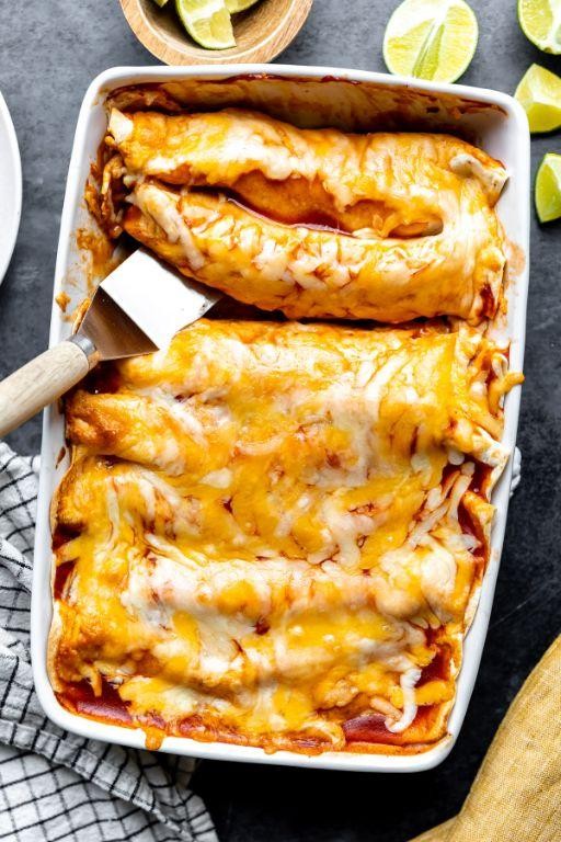 Ground Beef and Cream Cheese Enchiladas