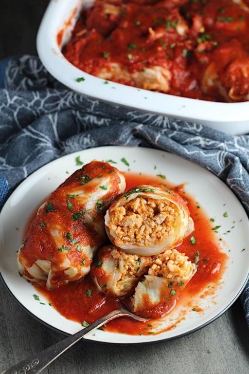 Ground Chicken Breast Cabbage Rolls