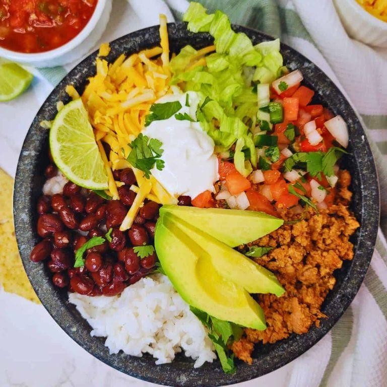 Ground Turkey Taco Bowls