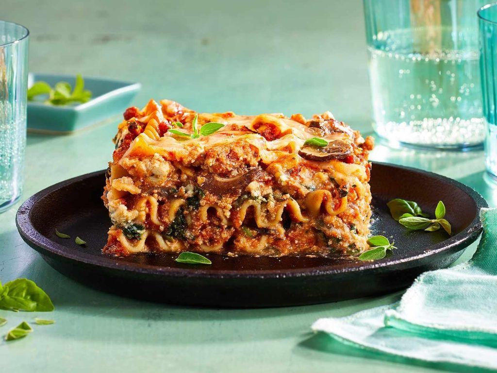 Ground Turkey and Spinach Lasagna