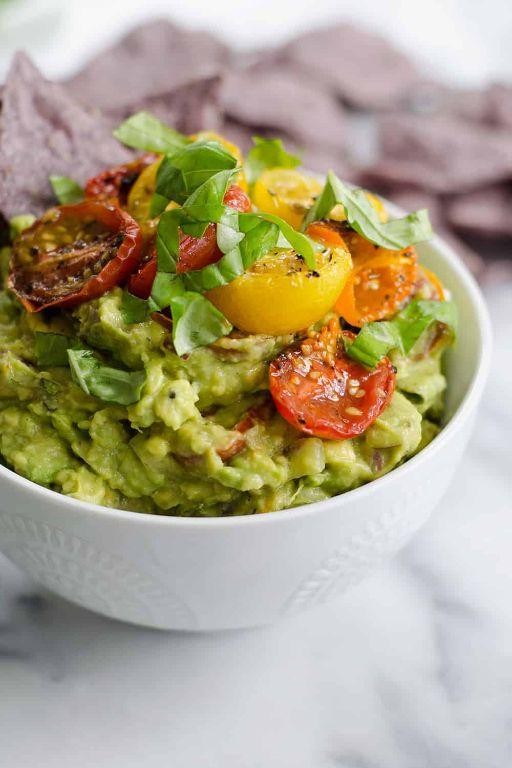 Guacamole with Roasted Tomatoes