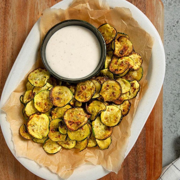 Guilt-Free Air Fryer Zucchini Chips