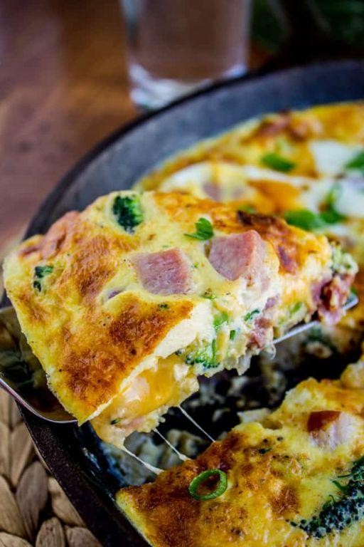Ham and Broccoli Frittata