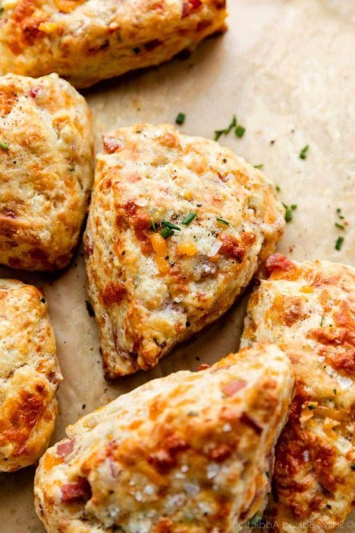 Ham and Cheddar Scones
