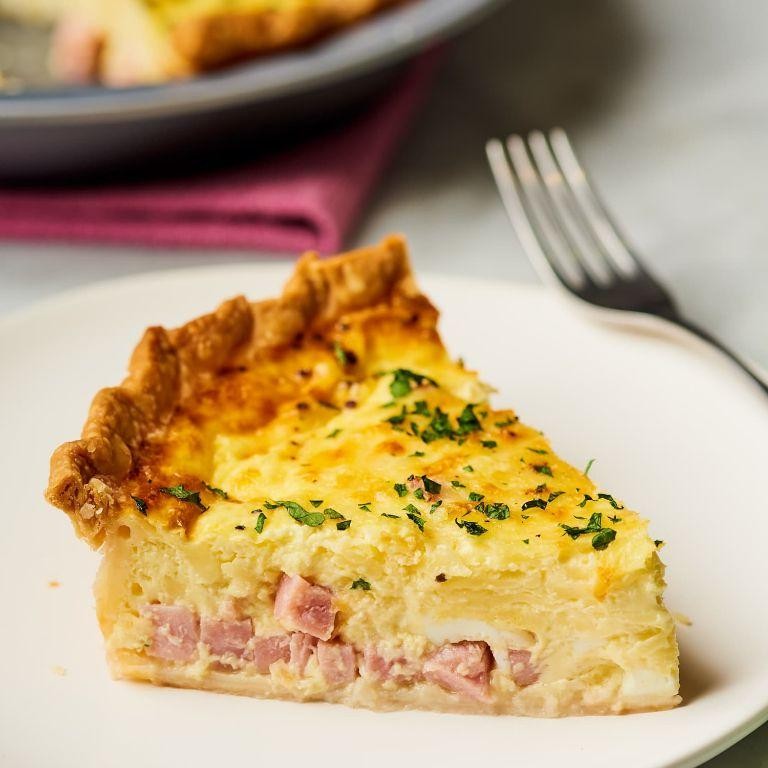 Ham and Cheese Quiche Lorraine