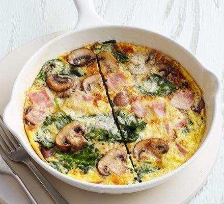 Ham and Mushroom Frittata