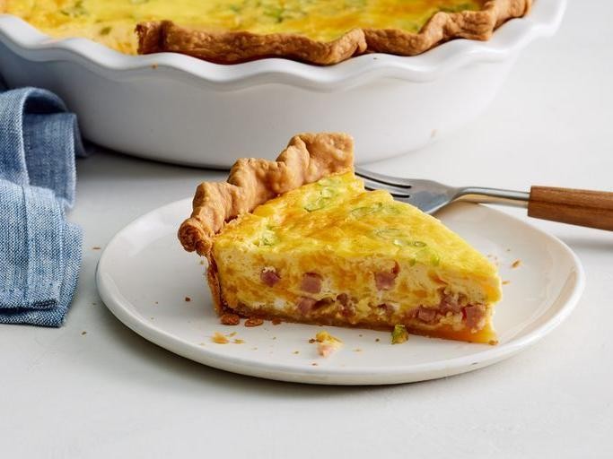 Ham and Swiss Cottage Cheese Quiche
