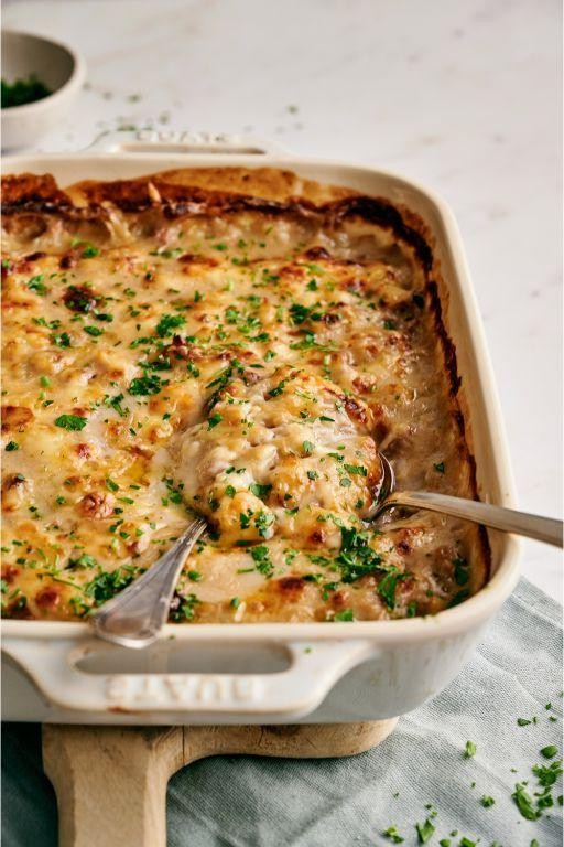 Hamburger Croissant Hash Brown Casserole