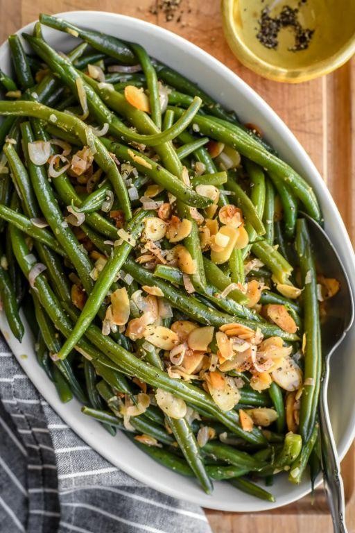 Haricot Vert Almondine with Lemon Zest
