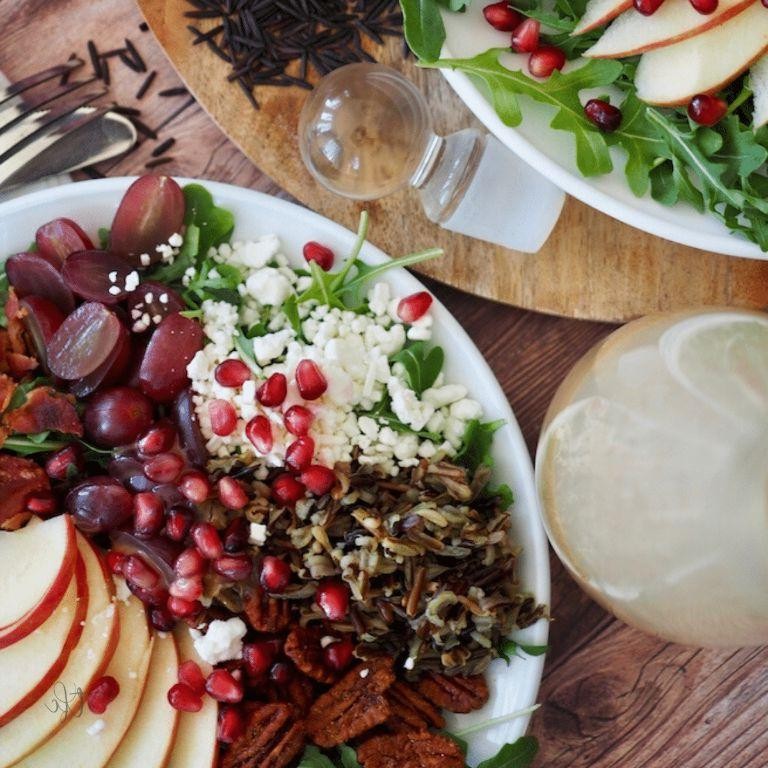Harvest Wild Rice Salad with Grapes