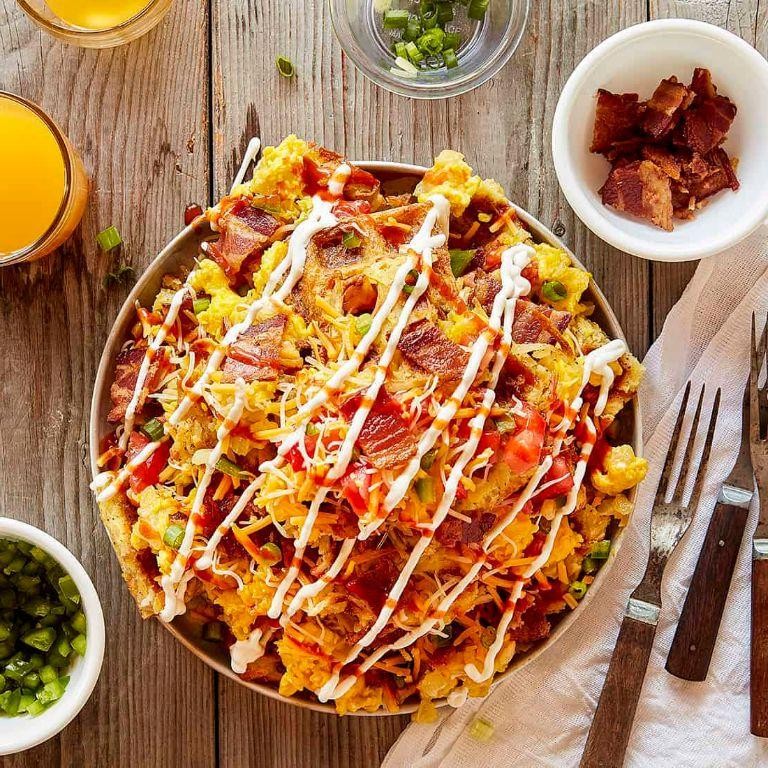 Hash Brown Beef Nachos
