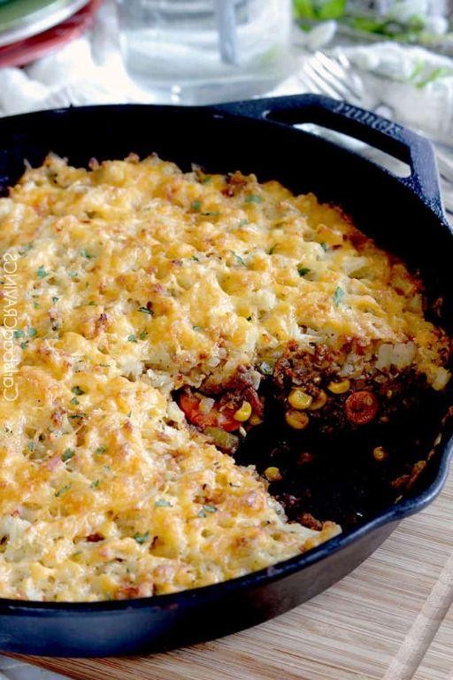 Hash Brown and Beef Shepherd