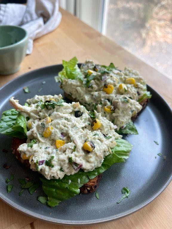 Hatch Chili Chicken and Avocado Salad