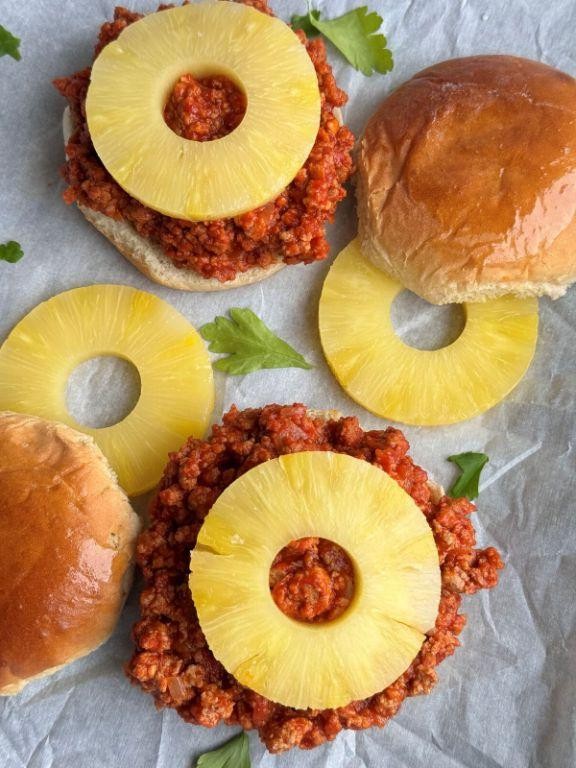 Hawaiian Pineapple Sloppy Joes