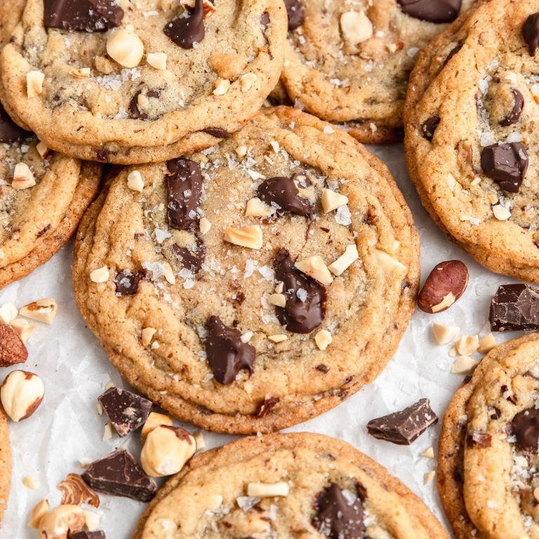 Hazelnut Chocolate Chunk Cookies
