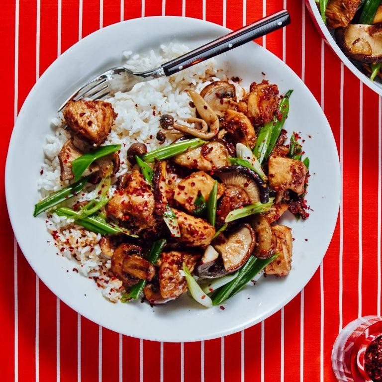 Healthy Chicken and Mushroom Stir-Fry