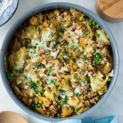 Healthy Turkey and Cabbage Casserole