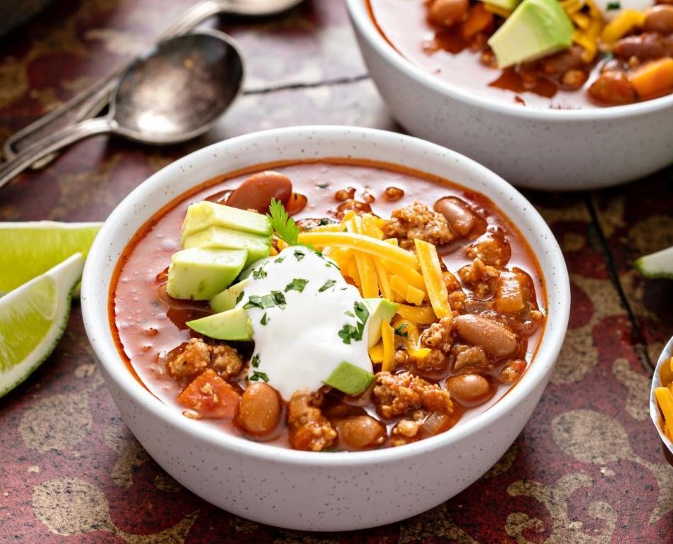 Hearty Bacon Chili with Beans