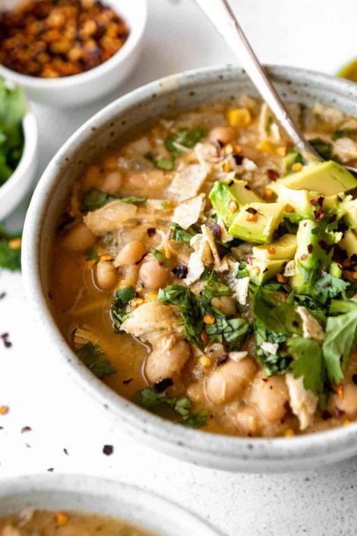 Hearty Bean and White Chicken Chili