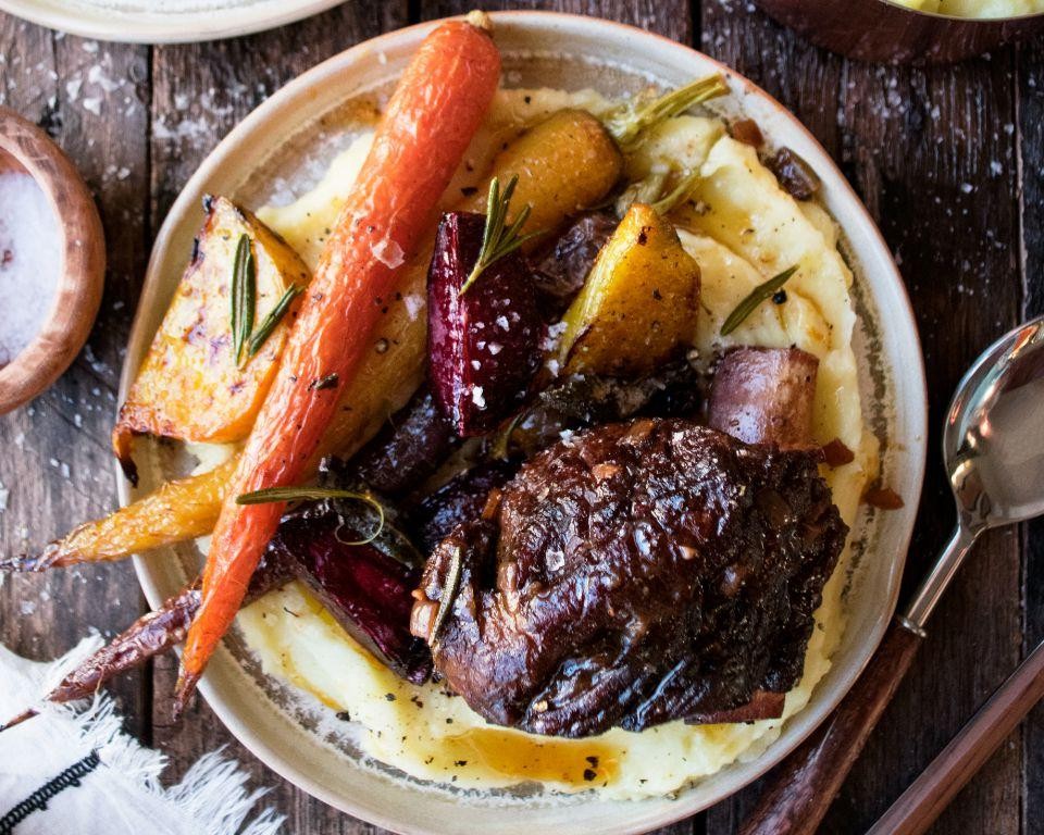 Hearty Beef Ribs with Root Vegetables