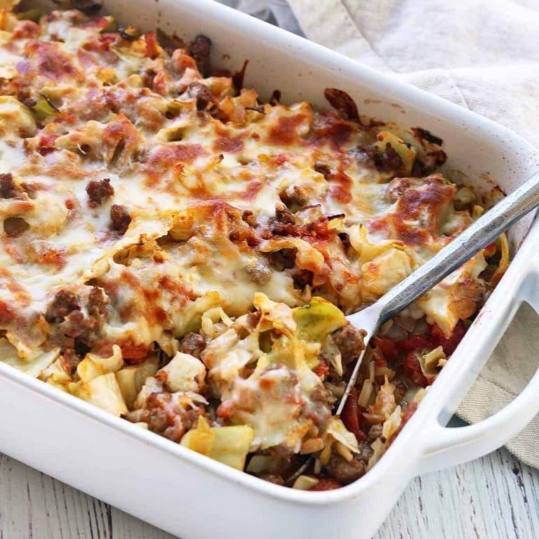 Hearty Beef and Cabbage Casserole
