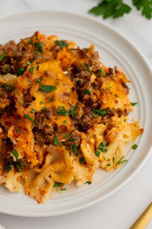 Hearty Beef and Noodle Casserole