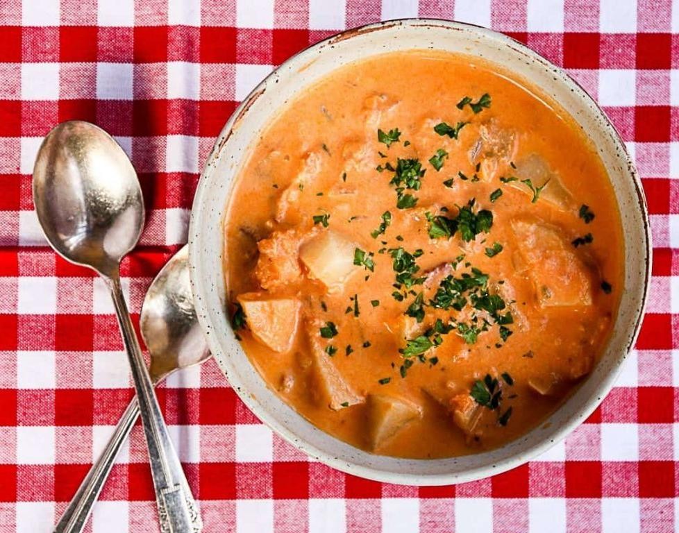 Hearty Canned Red Salmon Stew