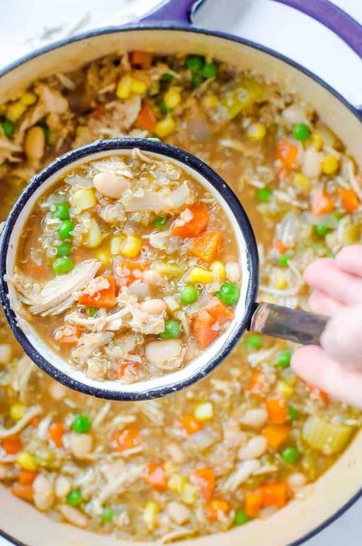 Hearty Chicken and Quinoa Soup