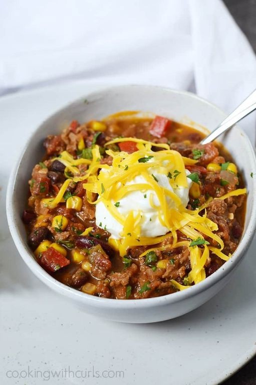 Hearty Corn and Bean Chili