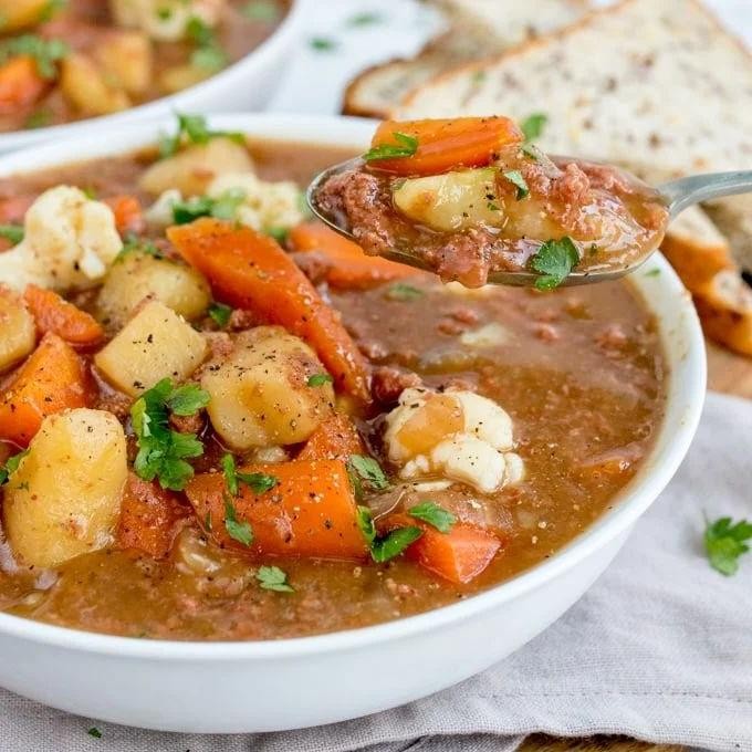Hearty Corned Beef and Potato Soup