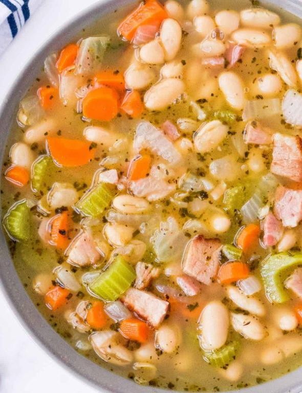 Hearty Ham and Bean Soup