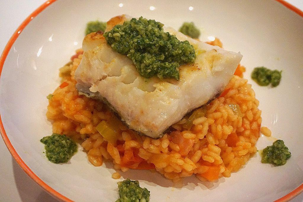 Hearty Italian Cod Risotto with Parmesan