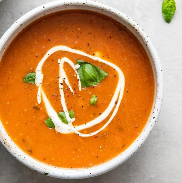 Hearty Italian Tomato Basil Soup