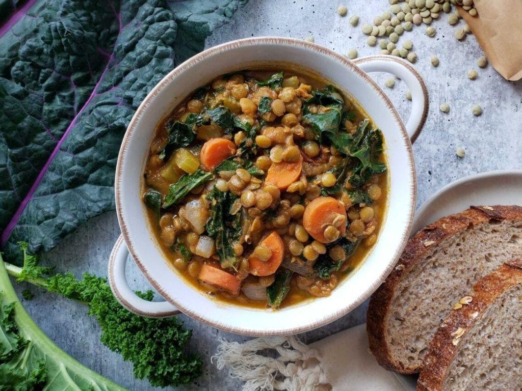 Hearty Lentil and Kale Stew