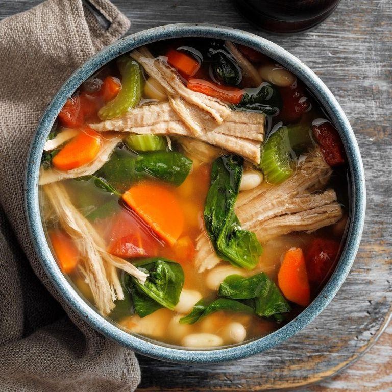 Hearty Pork, Bean, and Vegetable Soup
